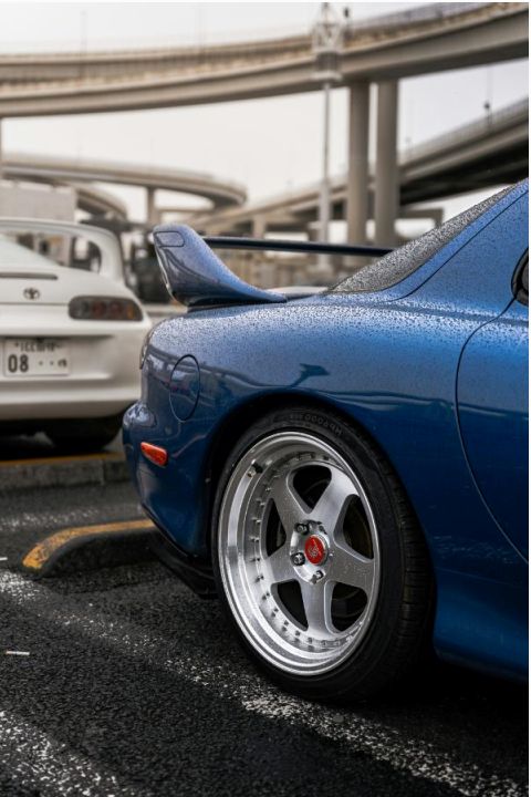 Diesel performance car close-up